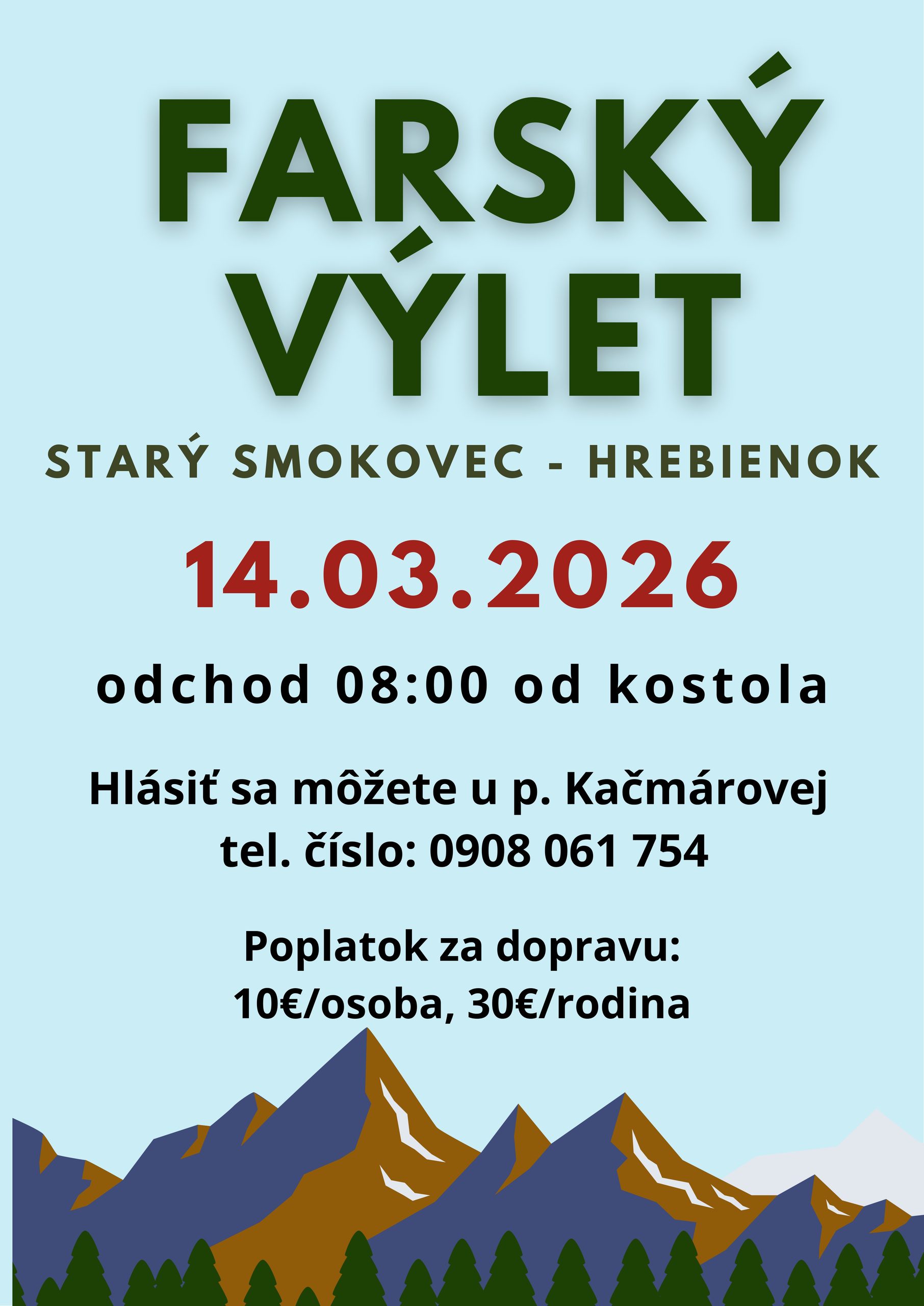 Farský výlet 14.03.2026